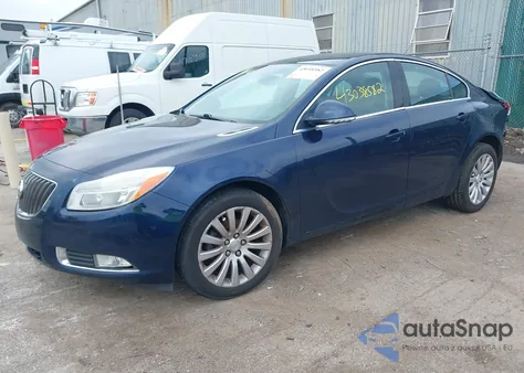 2012 Buick Regal из США, поврежденный, VIN 2G4GR5EK2C9160124